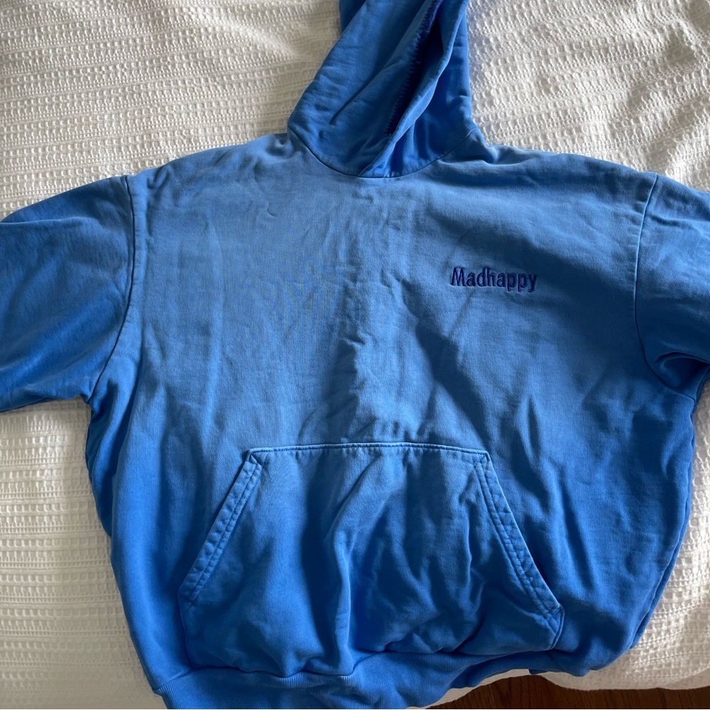 Blue madhappy sweatshirt